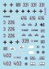 Star Decals 72-A1123 SdKfz 250 'neu' # 2 SdKfz 250/1, SdKfz 250/3 and SdKfz 250/7 - Waffen-SS markings 1/72